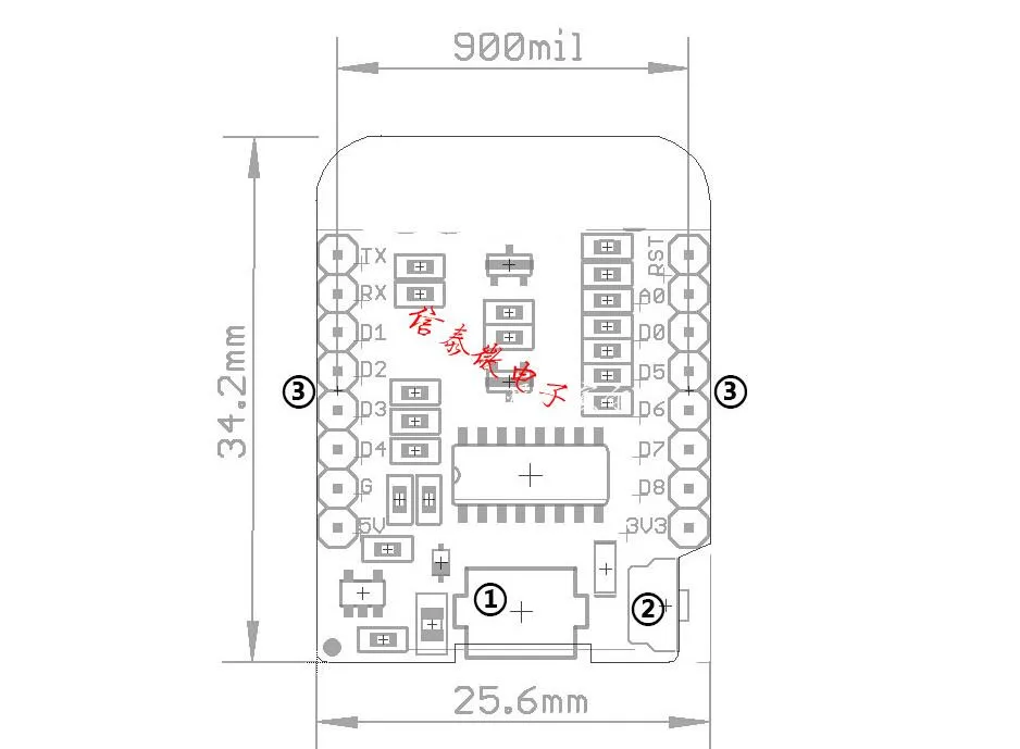 D1 mini-Mini NodeMcu 4 м байт Lua wifi Интернет вещей макетная плата на основе ESP8266 от WeMos