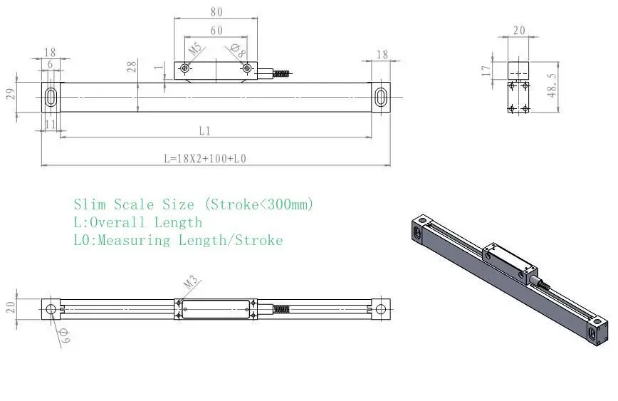 Набор/комплект hxx dro цифровой индикации GCS900-3D/и 0-1000 мм GCS898 линейный стеклянный энкодер для всех машин