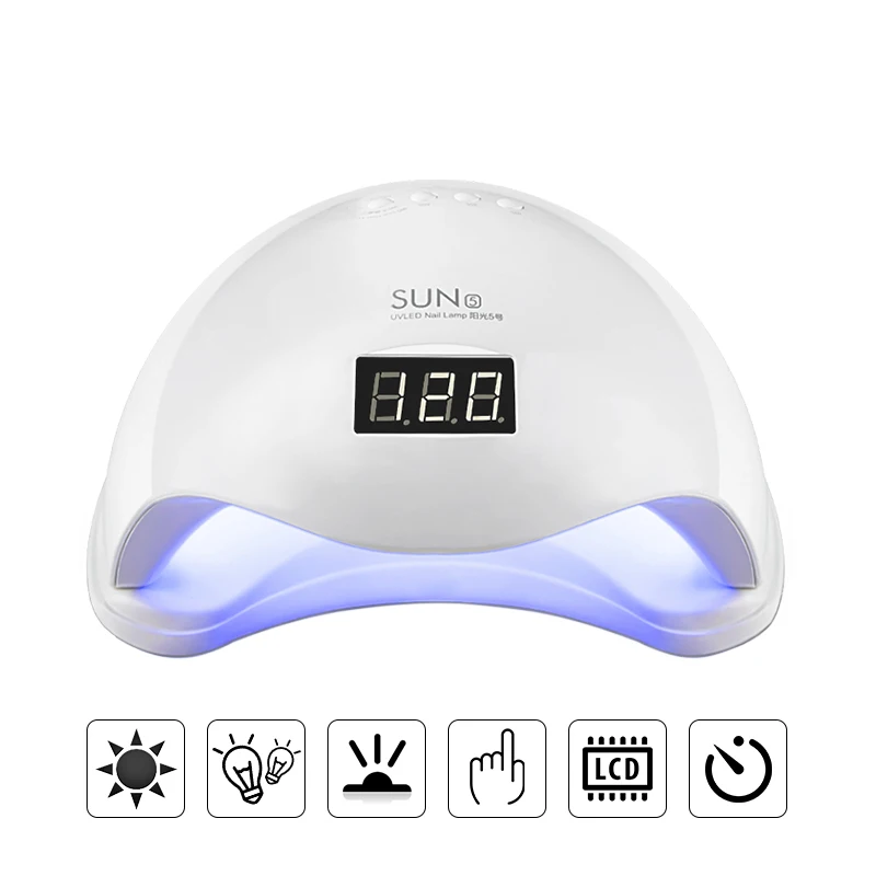 

48W Lamp For Nail UV Lamp LED Nail Dryers Automatic Sensor LCD Time Display For Curing Gel Polish Nail Art Tool Nail Dryer