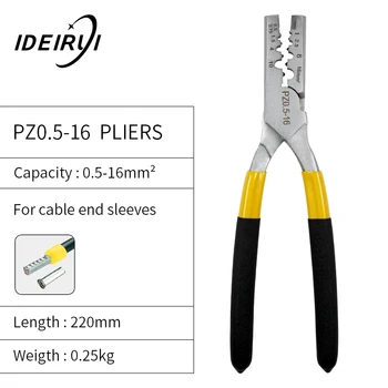 

pz0.5-16 germany style small crimping pliers for Cable End Sleeves Special tube terminals clamp hand tools