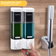 300 мл двойной дозатор жидкого мыла настенный аксессуары для ванной комнаты КУХНЯ Домашнее украшение гостиницы моющее средство Бутылка для шампуня