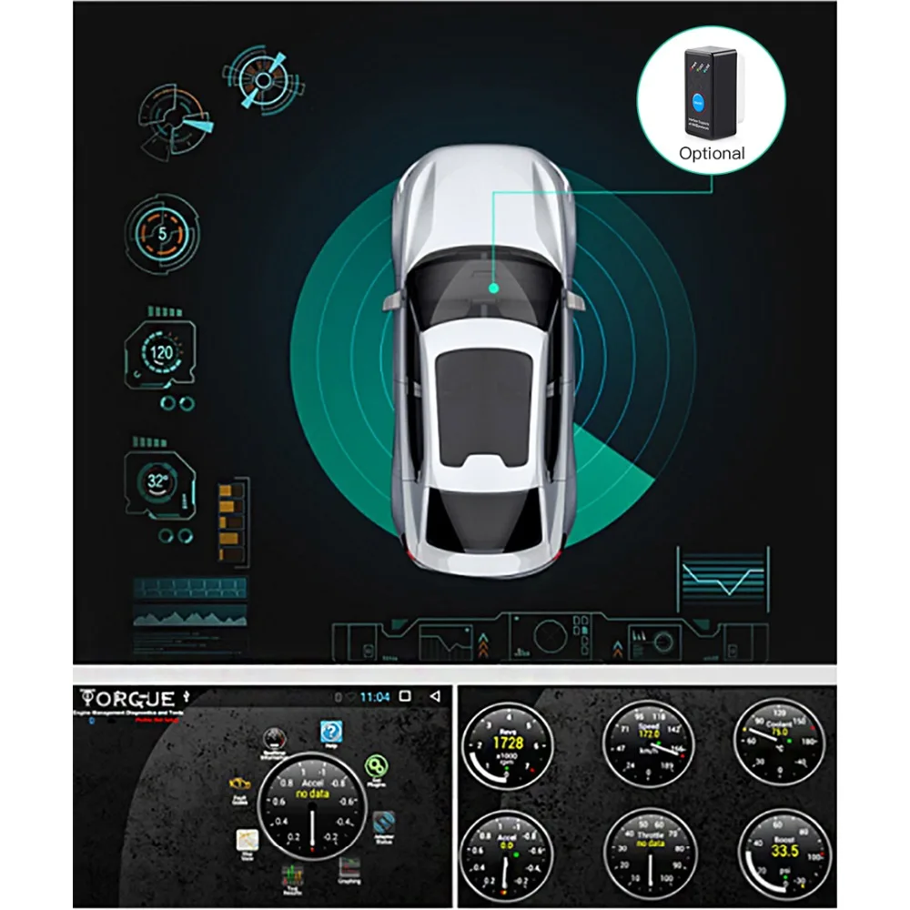 Top Threecar Android 6.0 Car Radio Stereo GPS Navigation Bluetooth USB SD 2 Din Touch Car Multimedia Player Audio Player Autoradio 14