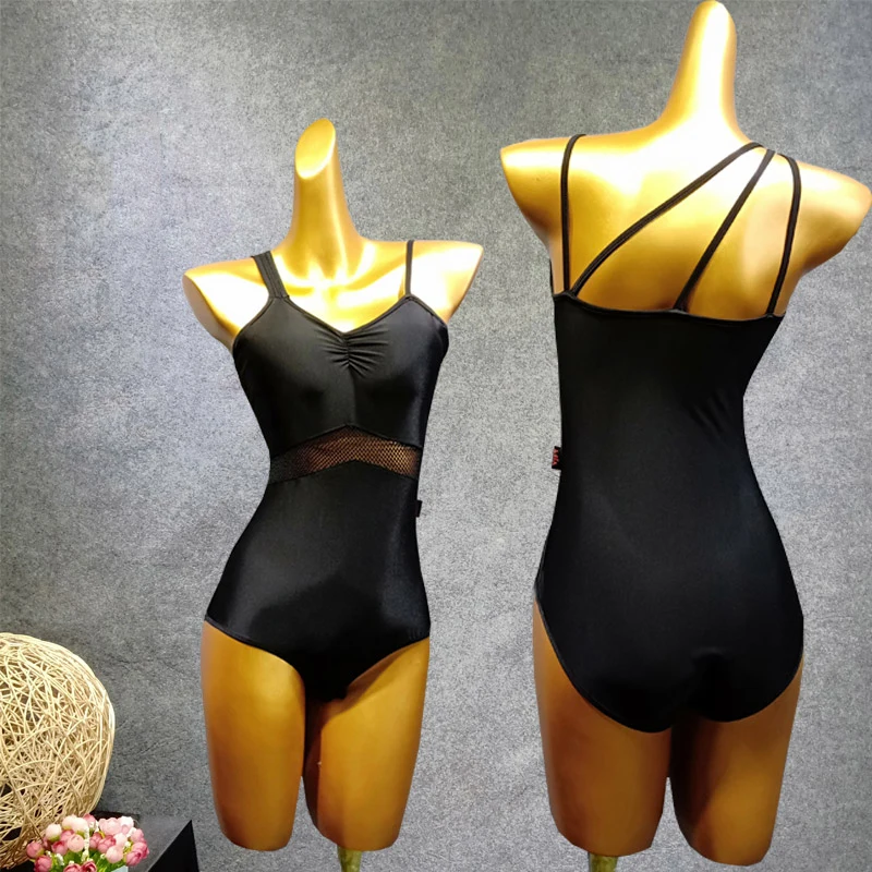 

Sexy Ladies Latin Dance Top Women Conjoined Sling Clothes Flamengo Modern Dance Wear Professional Latin Dance Costume VDB451