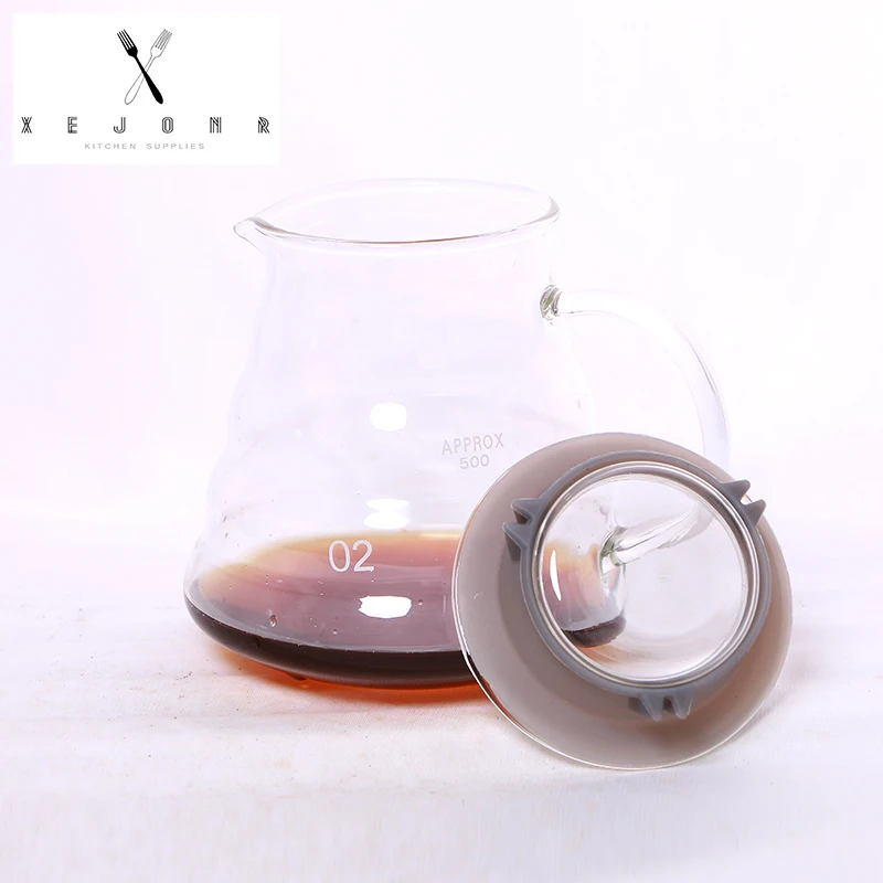 XEJONR 600 ملليلتر القهوة الأواني ل تصفية عالية درجة الحرارة المقاومة شفافة Coffeeware تصفية حامل ل إسبرسو الشاي أدوات XEJONR 600 ملليلتر القهوة الأواني ل تصفية عالية درجة الحرارة المقاومة شفافة Coffeeware تصفية حامل ل إسبرسو الشاي أدوات