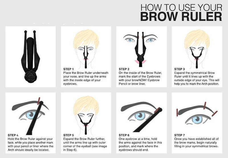 eyebrow ruler picture more detailed picture about 5 pcs eyebrow ruler picture more detailed picture about 5 pcs