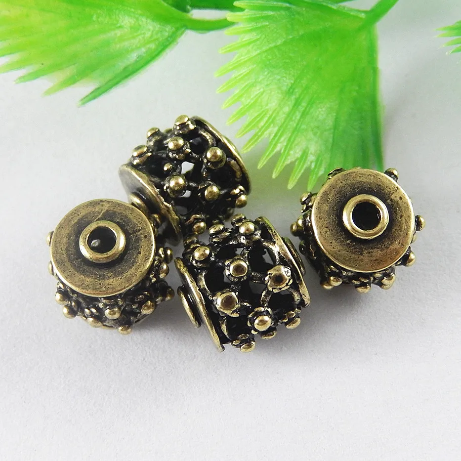 

10pcs Antiqued Bronze Tone Style Alloy Jewelry Settings(2mm) Connectors Finding 38011