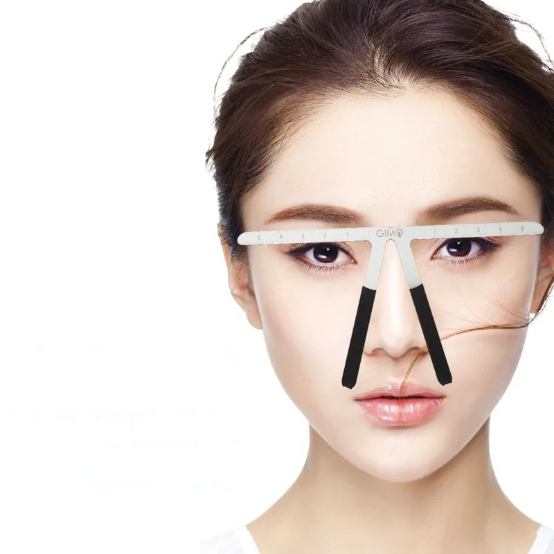 

Acrylic Permanent Makeup Ruler Eyebrow Shaping Stencil Tools Ratio divider Ruler Eyebrow Stencil