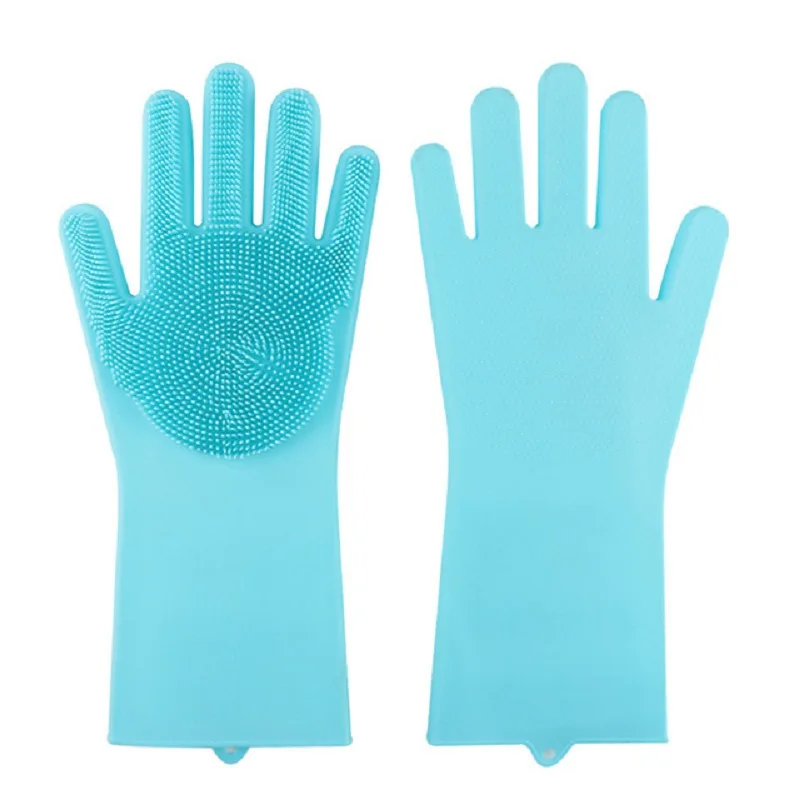 Силиконовые перчатки для мытья посуды для ванной, кухни, чистящие перчатки для работы по дому, волшебные перчатки для уборки дома, теплоизоляционные инструменты
