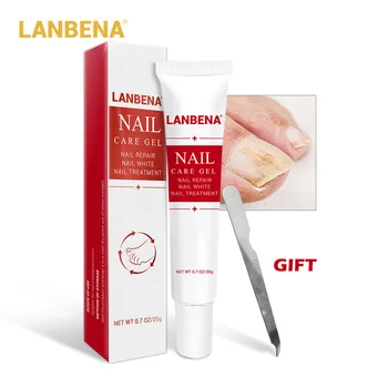 

LANBENA Nail Repair gel Treatment Fungal Nail Serum Effective Remove Onychomycosis Toe Nourishing Brighten Hand Foot Skin Care