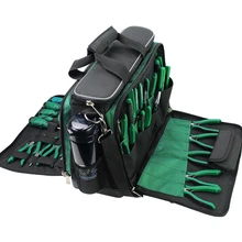 LAOA многофункциональный набор инструментов ремонтная сумка послепродажная сумка через плечо большая толстая холщовая ткань Оксфорд электрические сумки