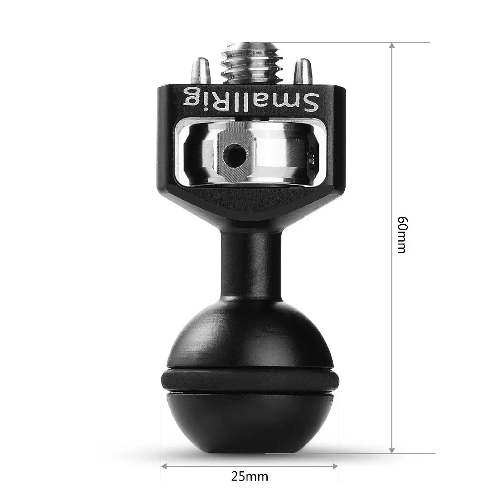 SmallRig камера Волшебная шаровая Головка с Arri позиционирующие булавки камера Артикуляционная рукоятка Замена Rig 2114