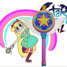 Мультфильм звезда против сил зла принцесса волшебная палочка косплей принцесса звезда аксессуары в виде бабочек реквизит для фанатов подарок