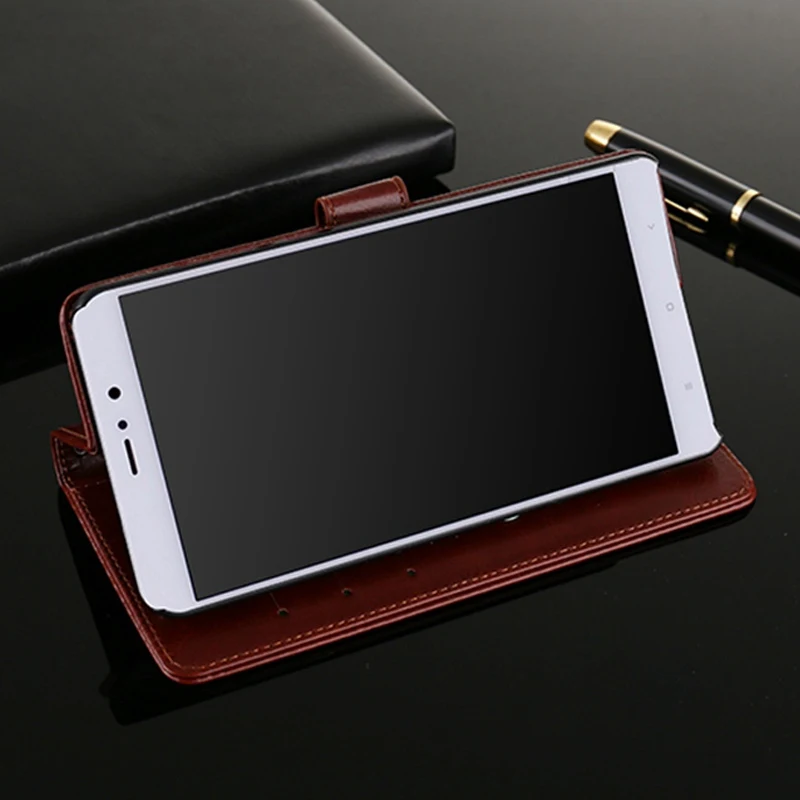Чехол из искусственной кожи чехол для Xiaomi mi 5s бумажник винтажная подставка