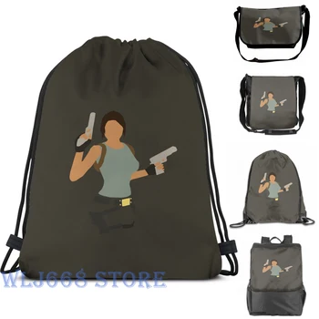 

Funny graphic print shoulder Bags women Tomb Raider (5) Single shoulder backpack travel for men Gym Bag
