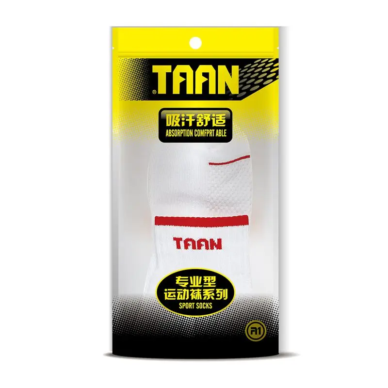 1 пара мужские спортивные носки TAAN для бадминтона и тенниса летние хлопковые