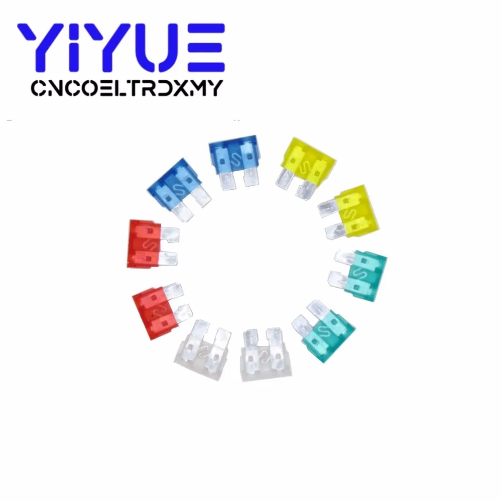 10 PCS Fuse Car Kit Assorted Auto Car Truck Standard Medium Blade Fuse Assortment 10A 15A 20A 25A 30A (2)
