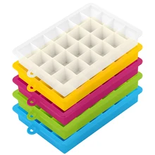 24 силиконовые полости поддон для льда гибкие Детские еды, конфет шоколад экологически безопасная форма инструмент для резки фруктов Кухня кубик льда делая инструмент