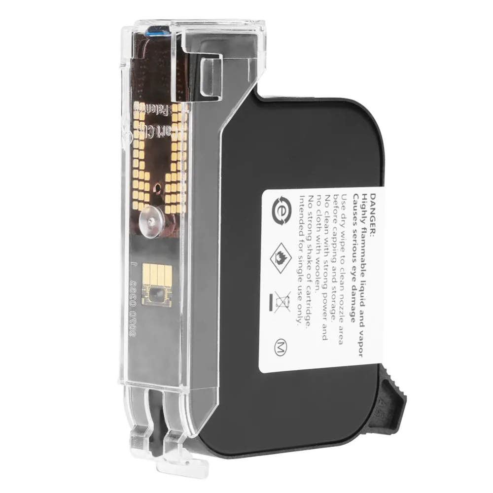 

Black Printer Ink Cartridges Quick-drying Ink Cartridges for 530 Handheld Date Coder Inkjet Printer Hot