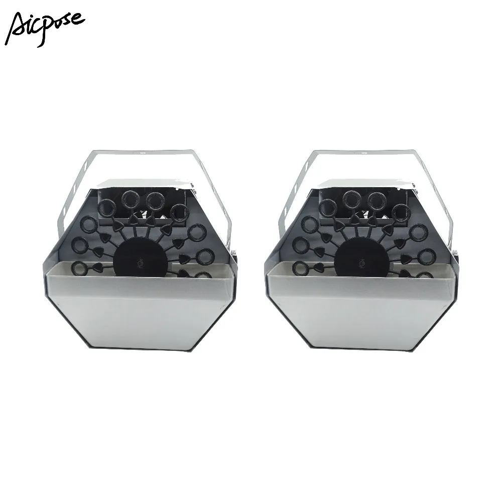 

2pcs/lots Mini 60W Bubble Machine With Remote And Cable Control Stage Effects Equipment For Wedding Entertainment Stage