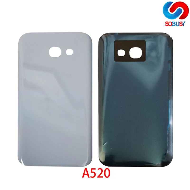 Для Samsung A3 A320 A5 A520 A7 A720 2017 корпус стеклянная батарея задняя дверь крышка чехол
