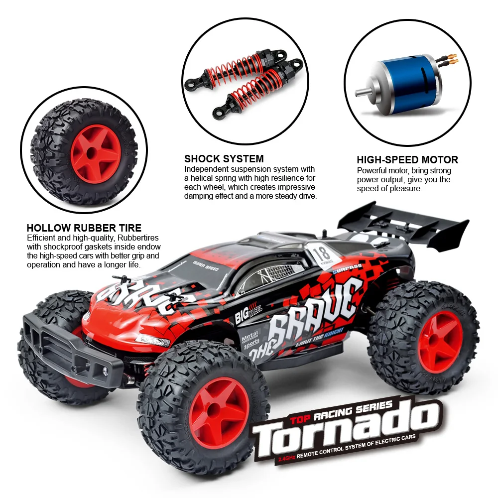 RC автомобиль оригинальный SUBOTECH BG1518 1:12 2,4G 4WD 45 км/ч Высокая Скорость багги для пустыни RC смешанные игрушки для детей