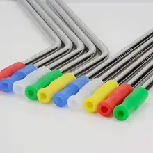 11 наличие цвета силиконовые наконечники для соломинки из нержавеющей стали для предотвращения столкновений зубов соломинки Крышка силиконовые трубки