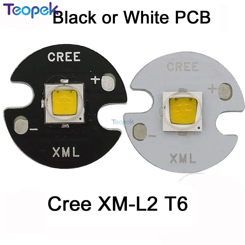 16mm XML2 Warm White Black or White PCB - 