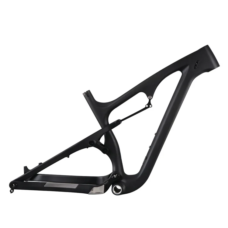 

New Model Carbon Suspension Fatbike Frame 120mm BB 197mm rear spacing thru axle snow bike frame 200mm rear shock