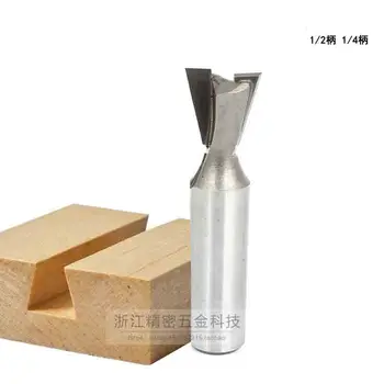 

1pc 6.35mm and 12.7mm Shank wood router bit Straight end mill trimmer cleaning