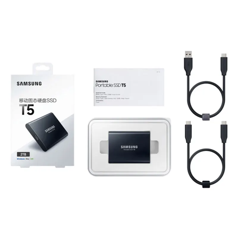 Samsung Externe SSD T5 250 GB 500 GB 1 TB 2 TB Externe Solid State Drives Tragbare HD ssd USB 3.1 v