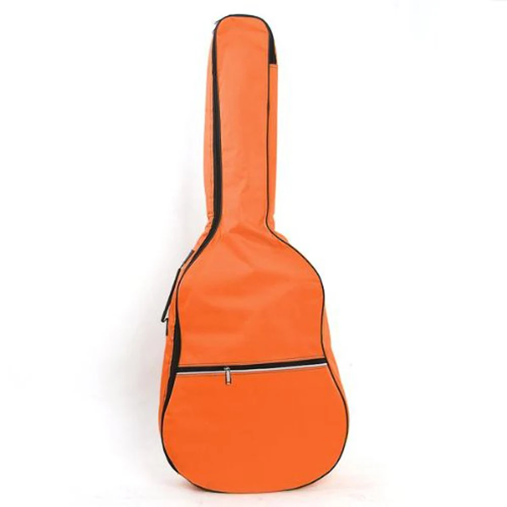 

2 PCS of (Gig Bag Case Soft Padded Straps for Folk Acoustic Guitar 39 40 41 Inch Orange)