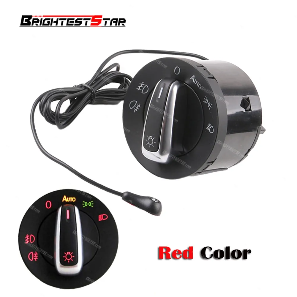 

Golf 6 New AUTO Headlight Switch Knob Light Sensor Module For Golf Jetta5 6 Tiguan Touran Passat Scirocco