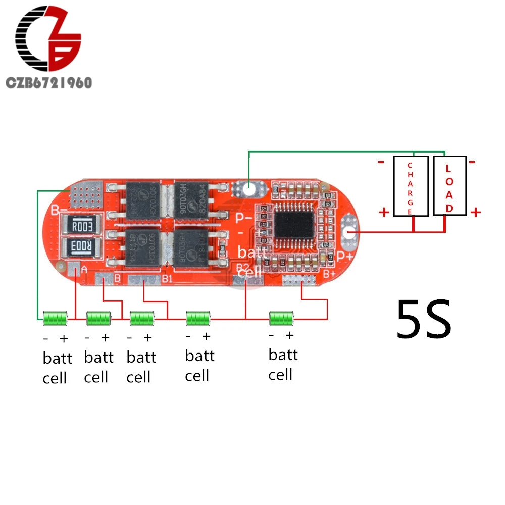 25A 3 S/4S/5S 18650 литиевая батарея зарядная плата BMS литий-ионная батарея защита цепи зарядное устройство Модуль PCM полимер для сотового DIY