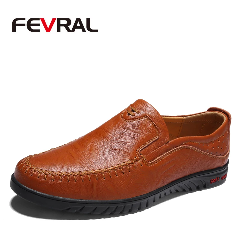 

FEVRAL New Low Price Breathable High Quality Men Casual Shoes Fashion Comfort Soft Sole Non-Slip Waterproof Shoes Men Size 37~47
