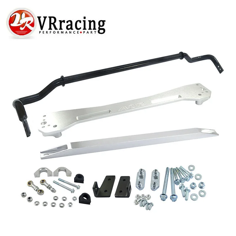 

VR - NEW SWAY BAR FOR HONDA CIVIC 1996 1997 1998 1999 2000 EK EK9 SUB FRAME+LOWER TIE BAR+24MM SWAY BAR VR1013+SBK11S+TB51