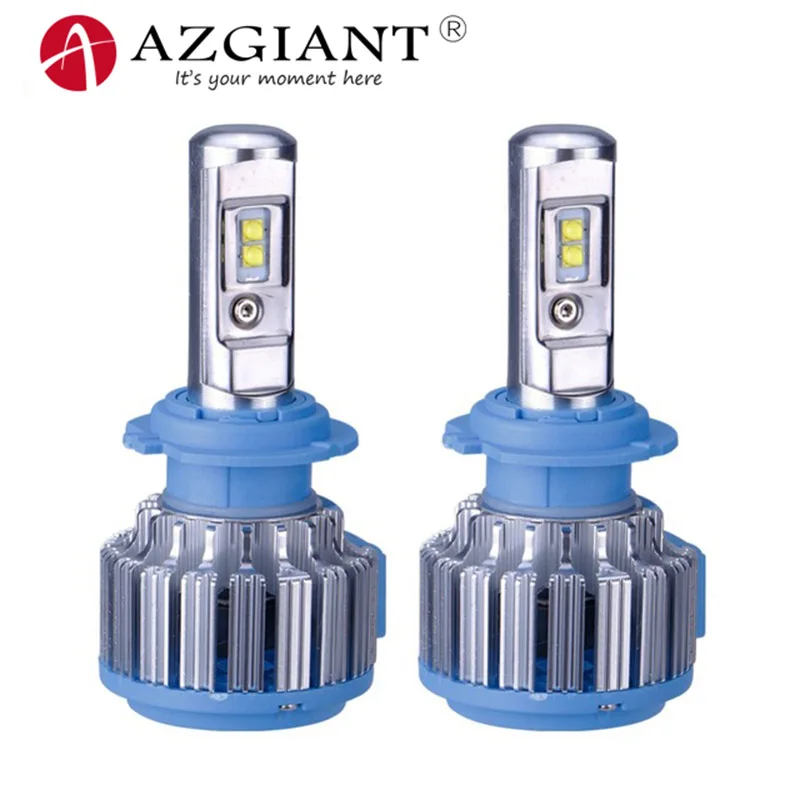 

AZGIANT 2pcs T1 35W Car LED Headlight 6000K Cool White Lamp IP68 Waterproof SMD Chips H1 H3 H4 H7 H11 H13 9005 9006 9004 9007