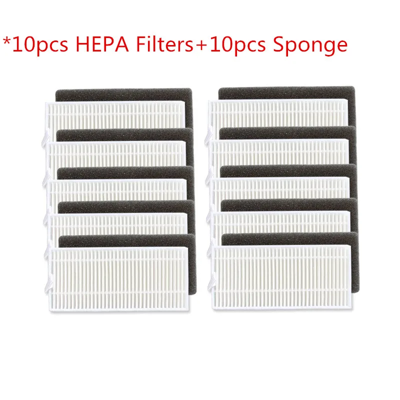 

20pcs/lot robot 10x Robotic HEPA Filters + 10x Sponge Filter Kit for Eufy RoboVac 11 Eufy RoboVac 11c Robotic Vacuum Cleaner