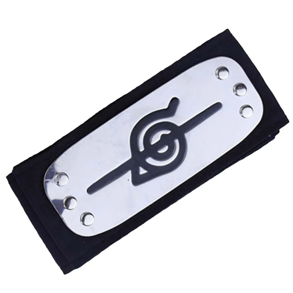

NEW Anime Naruto Headwear Leaf Village Logo Konoha Uchiha Itachi Kakashi Akatsuki Members Costume Accessories
