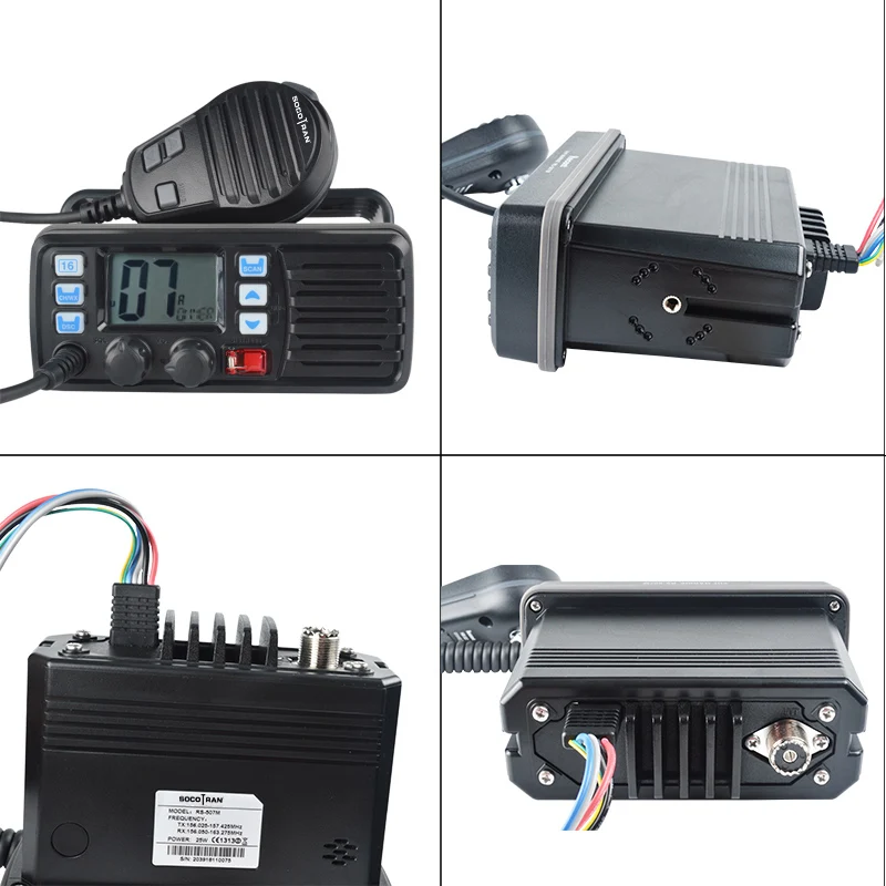 25W High Power VHF Marine Band Walkie talkie Mobile Boat Radio Waterproof 2 Way Radio mobile transceiver RS-507M 25W High Power VHF Marine Band Walkie talkie Mobile Boat Radio Waterproof 2 Way Radio mobile transceiver RS-507M