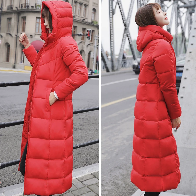 Высококачественная теплая зимняя куртка со стоячим воротником, женская верхняя одежда, зимняя куртка s, женская зимняя одежда, пальто, длинная парка