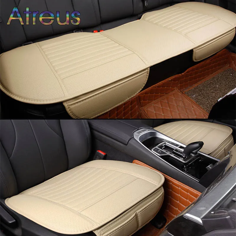 Чехлы на сиденья автомобиля Atreus всесезонные кожаные подушки для Citroen C4 5 3 2 Jeep Renegade