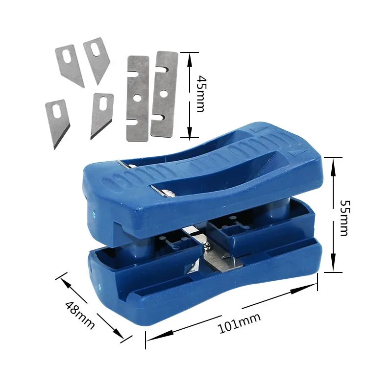 Edge banding machine trimming device Block device Wood Double edge Head and tail trimmer for carpen