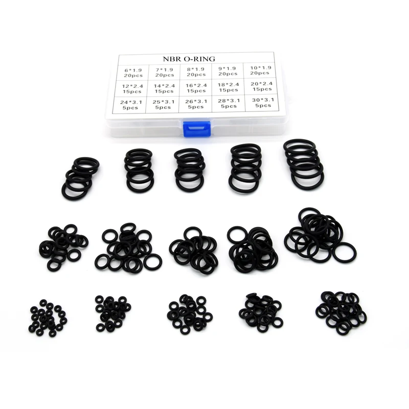 SHIP FREE NBR Nitrile O-Ring For PCP Paintball Goods Repair Black 200pcs