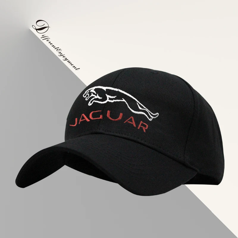 Customized car logo hat cotton washed high grade fabric Jaguar racing