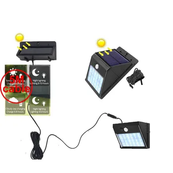 

solar light lamp llampara colgante wall lights lampshade lampy sufitowe plafonnier led par moderne 30 leds stirnlampe flash home