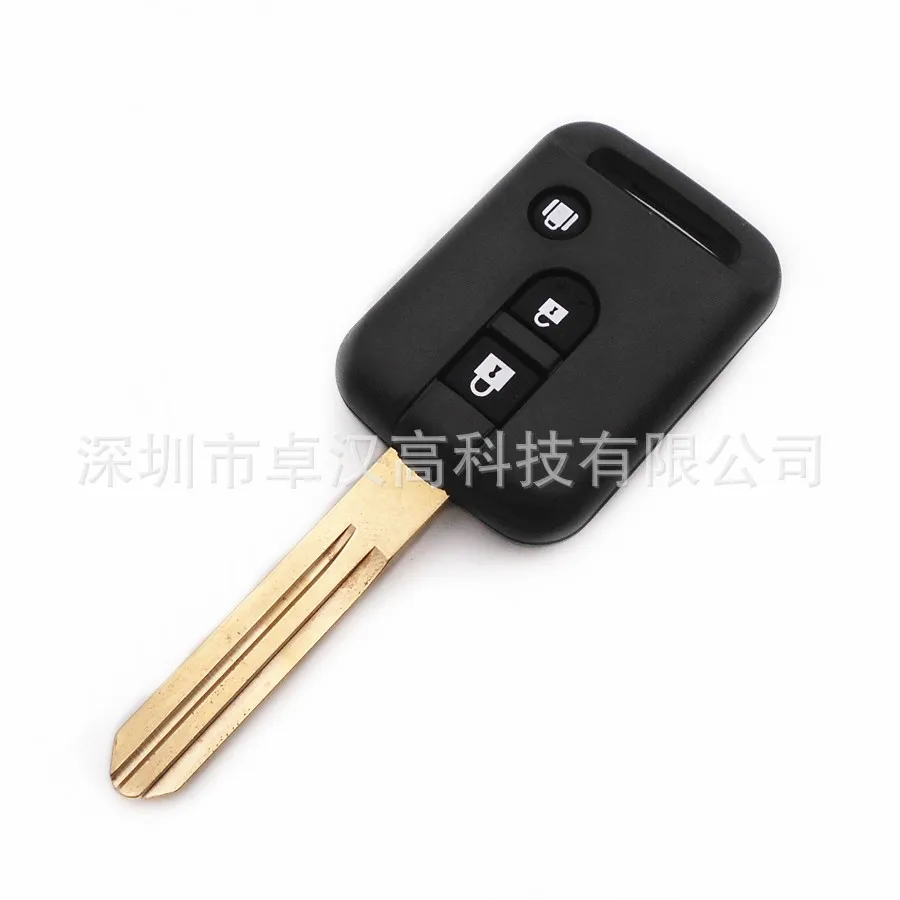 For Nissan Titan Note Otti For Infiniti M Instead of Original Factory Auto Car Key 2 + 1 Buttons Change Car Key Shell (1)