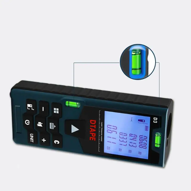 DTAPE D3 Digital Laser Distance Meter 40-100m Rangefinder Range Finder laser rangefinder distance meter Measure Distance Tester DTAPE D3 Digital Laser Distance Meter 40-100m Rangefinder Range Finder laser rangefinder distance meter Measure Distance Tester
