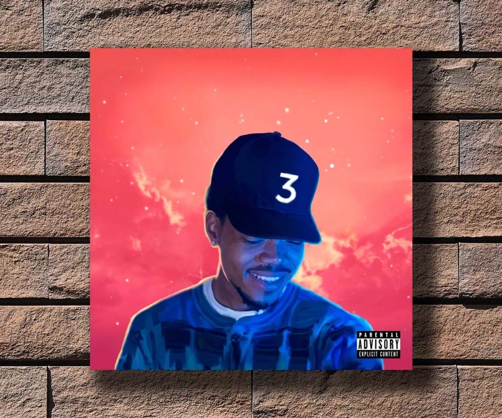 Download Y184 Chance The Rapper Coloring Book 3 Music Singer Cover Hot Poster Art Canvas Print Decoration 16x16 24x24 27x27inch Wall Stickers Aliexpress