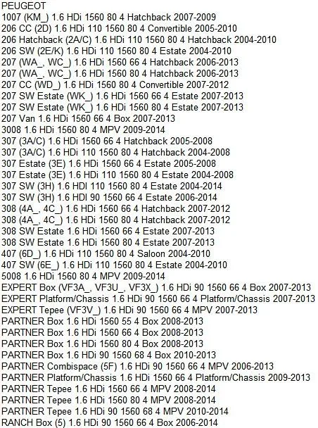 For Peugeot 206 207 307 308 407 1.6 HDI EGR Valve 1618.NR 161859 6NU010171-101 1618.59 9685640480 1618NR 1338675 5S6Q9D475AA