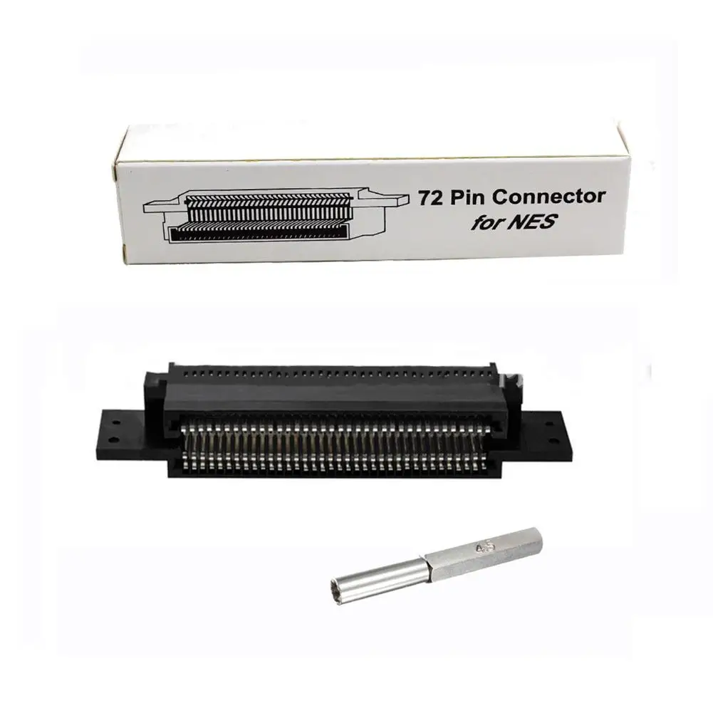 Eastvita Game Cartridge Slot Connector with 4.5mm Screw for NES 72 Pin